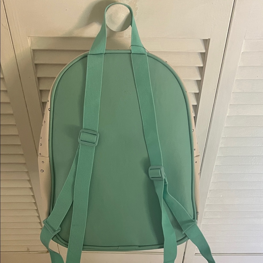 Peanuts Kids Backpack - Teal and White “ 6 X 13” backpack - Picture 4 of 13